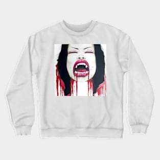 J Horror Zombie girl Crewneck Sweatshirt